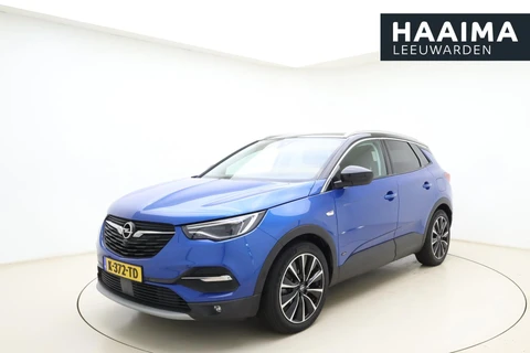 Opel Grandland X 1.6 Turbo Hybrid Elegance Automaat | Lederen bekleding | Stoelverwarming en ventilatie | Electrische achterklep | Keyless | Navigatie | DAB radio