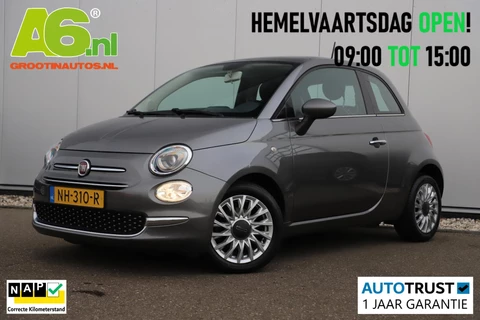 Fiat 500 0.9 TwinAir Turbo Lounge 80PK Panoramadak 15 inch LMV Radio Bluetooth Airco Cruise Control Parkeersensor