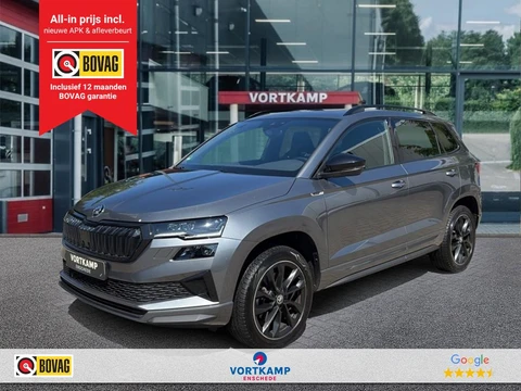 Škoda Karoq 1.5 TSI DSG SPORTLINE TREKHAAK/PANO-DAK/CAMERA/ELEK-KLEP/ACC/STOELVERW