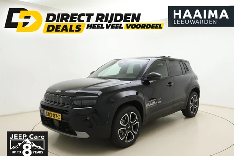 Jeep Avenger 1.2 e-Hybrid Summit | Navigatie | Panoramadak | Elektrische achterklep | Adapt. Cruise control | Climate control | Stoelverwarming | JBL audio