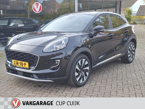 Ford Puma 1.0 EcoBoost Hybrid Titanium AUTOMAAT Navi / Climate control / Adaptieve Cruis control / Stoel verwarming /