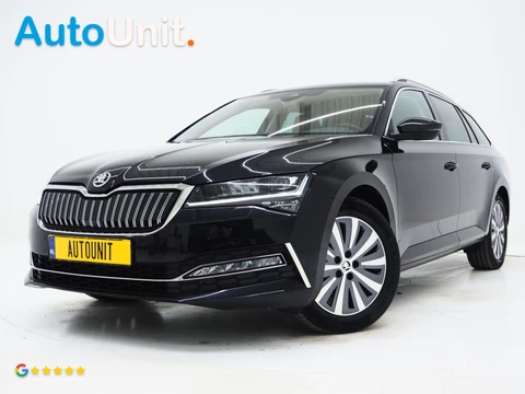 Škoda Superb Combi 1.4 TSI iV Style | Leder | Trekhaak | 360 | Massage | Stoelkoeling | Keyless | Virtual | Sfeerlicht