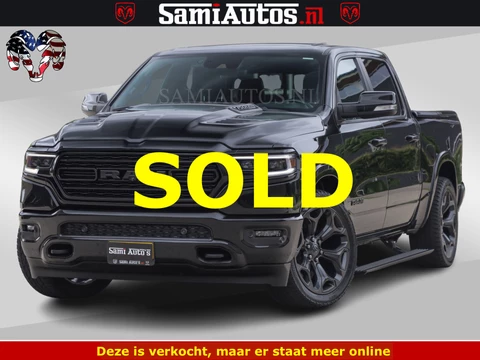 Dodge Ram 1500 LIMITED NIGHT | BOM VOL | HUD | MWK | LUCHTVERING | PANODAK | 5.7 V8 HEMI 402PK | DC | DUBBELE CABINE | 5 PERSOONS | GRIJSKENTEKEN PICK UP | DASHCAM | ALARM | OPEN UITLAAT KLEP | | De specialist in Amerikaanse pick‑ups in Nederland en Europa.