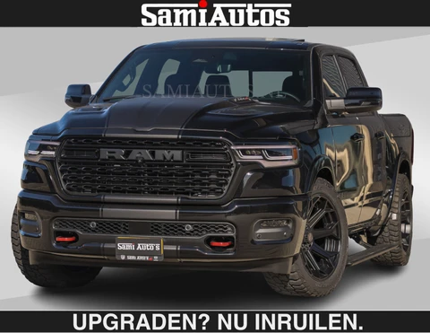 Dodge Ram Pick-Up De Meest Luxe en Volle in zijn Klasse €84950,- excl | Limited H.O 540HP 706Nm | Massage + Full Option | Comfortabele Dubbele Cabine met Royale 5 Zitplaatsen | BPM vrij | Nu Leverbaar uit Voorraad | Voorraad Nr 2304 - 8540 | De specialist in Amerikaanse pick‑ups in Nederland en Europa.