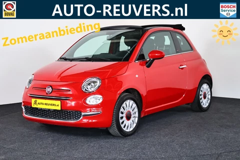 Fiat 500C 1.0 Hybrid RED Cabrio / Opendak / Navigatie / Cruise / Carplay