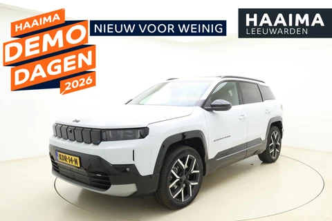 Jeep Compass First Edition 74 kWh | DEMO | Stoelmassage | Stoel verwarming/ventilatie | LED matrix | Panoramadak | Lederen bekleding | Keyless | Elektrische kofferklep