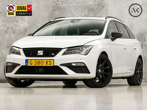 SEAT Leon ST 1.5 TSI FR Ultimate Edition Black 150Pk Automaat (PANORAMADAK, VIRTUAL COCKPIT, APPLE CARPLAY, NAVIGATIE, CLIMATE, STOELVERWARMING, SPORTSTOELEN, LED KOPLAMPEN, GETINT GLAS, ADAPTIVE CRUISE, MODE KNOP, NIEUWSTAAT)