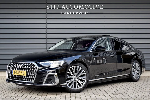 Audi A8 60 TFSI e Quattro | Panorama | TV-schermen | Massage V+A | B&O | Matrix | 360 Camera | Head-Up | Luchtvering |