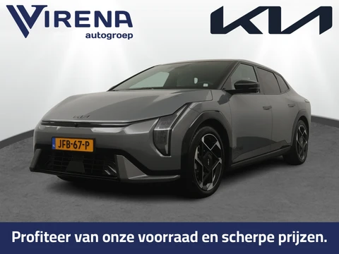 Kia EV4 Fastback GT-PlusLine 81.4 kWh - *DEMO* - Head-up Display - 360 Camera - Stoelverwarming/ventilatie - Glazen Schuif-/kanteldak - Elektrisch verstelbare voorstoelen - Dodehoekcamera - Fabrieksgarantie tot 2032 Direct leverbaar!