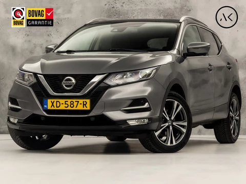 Nissan QASHQAI 1.2 N-Connecta (PANORAMADAK, NAVIGATIE, 360 CAMERA, TREKHAAK, SPORTSTOELEN, GETINT GLAS, CRUISE, NIEUWSTAAT)
