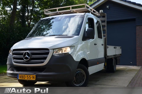 Mercedes-Benz Sprinter 514 2.2 CDI L3 DC EURO VI-D Open Laadbak Met Laadkraan/Trekhaak/Airco
