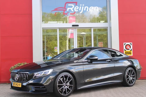 Mercedes-Benz S-klasse Coupé 450 4MATIC | AMG-STYLING INTERIEUR / EXTERIEUR | PANORAMADAK | BURMESTER PREMIUM AUDIO ® | ELEKTRISCH VERSTELBARE VOORSTOELEN MET GEHEUGEN | MASSAGE STOELEN | VOORSTOELEN VERWARMBAAR | VOORSTOELEN GEVENTILEERD | AIRSCARF ( HOOFDRUIMTEVERWARMING VOOR BESTUURDER EN VOORPASSAGIER | LEDEREN INTERIEURDELEN | HOUTAFWERKING INTERIEUR | SFEERVERLICHTING | LEDEREN BEKLEDING | ADAPTIVE CRUISE CONTROL | PARKEERPAKKET INCLUSIEF 360°-CAMERA | ELEKTRISCHE ACHTERKLEP | VLAKKENVERWARMING | DODEHOEK DETECTIE | 20" MULTISPAAK LICHTMETALEN VELGEN |