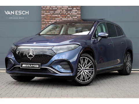 Mercedes-Benz EQS SUV 450+ AMG Line 118 kWh | Luchtvering | Hyperscreen | Achterasbesturing | Massage | Stoelventilatie | Distronic+ | Burmester | Augmented Reality HUD | Digital Light | Surround Camera |