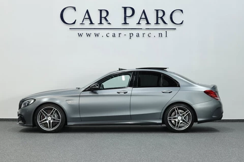 Mercedes-Benz C-klasse AMG 63 MATT/CARBON/SCHAALSTOELEN/SFEER/PANO/HALF LEDER+ALCANTARA+SVERWARMING/19"LMV/CAM/ACC/12 MDN GARANTIE