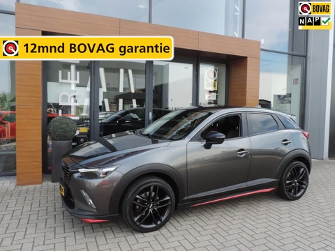 Mazda CX-3 2.0 SkyActiv-G 120 GT-Luxury 96.000km | Headup | Halfleer | Stoelverw | Priv.glas | ECC | Camera | DAB | LED kopl | PDC