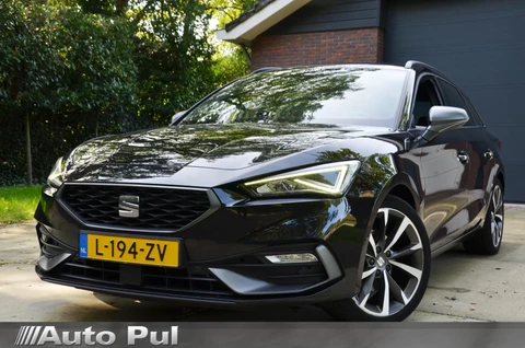 SEAT Leon Sportstourer 1.5 eTSI FR Business Intense Automaat/Navi/Led/Pdc/Ecc/Virtual Cockpit/Achteruitrijcamera/Cr-Control adaptief/Privacy-Glass/18-Inch Lmv/Trekhaak-Wegklapbaar/Apple Carplay/Android Auto