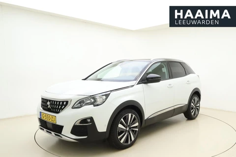 Peugeot 3008 1.2 PureTech Blue Lease Premium | Cruise control | Achteruitrijcamera | Parkeersensoren | Elektrische achterklep | Keyless entry | Halflederen bekleding | Apple/Android Carplay | Airco | Lane-keeping systeem | Hill hold