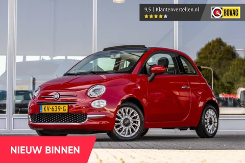 Fiat 500C 0.9 TwinAir Turbo Lounge | Automaat | Leder | Navi