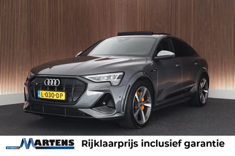 Audi e-tron Sportback S quattro 503pk 95 kWh Panoramadak Trekhaak Leder Matrix LED B&O Memory Keyless Navigatie