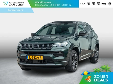 Jeep Compass 1.3 Turbo 150pk Automaat S | Leer |19" LM Velgen |Schuif- kanteldak | Unieke kleur |
