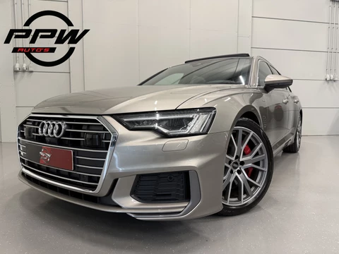 Audi A6 Avant 55 TFSI e quattro Competition PANO/HEAD-UP/MEMORY/360CAMERA/CARPLAY/SFEER/KEYLESS/ACC/MATRIX/20"AUDISPORT/S-LINE SPORTPAKKET/KARATBEIGE METALLIC/VOLLEDIG AUDI DEALER HISTORIE