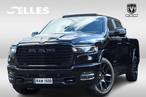 Dodge Ram 1500 2025 3.0L HURRICANE LARAMIE Night Premium | BPM VRIJ | NIEUW | Panoramadak | Luchtvering