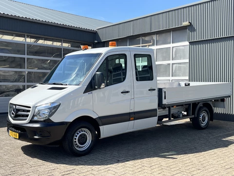 Mercedes-Benz Sprinter 314 2.2 CDI 432 DC Airco Cruise controle Trekhaak 3500kg trekgewicht 6-Persoons open laadbak Pick-up Euro 6  P-up bakwagen