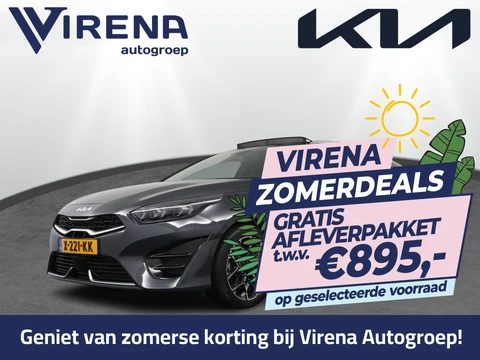 Kia Ceed Sportswagon 1.5 T-GDi GT-Line Automaat - Automatische achterklep - Keyless entry - Achteruitrij camera - Stoel/Stuur verwarming - Adaptieve cruise control - Schuif/kantel dak - Apple Carplay/Android Auto - -Fabrieksgarantie tot 12-2030