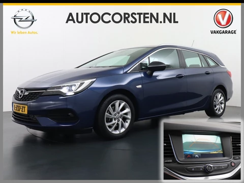 Opel Astra Sports Tourer 1.4T 145pk AGR Comfort Stoel Navi Ecc Camera Apple Carplay Android Auto Keyless Cruise Control Led Bluetooth Pdc Isofix Lmv Business Elegance Origineel Nederlandse Auto