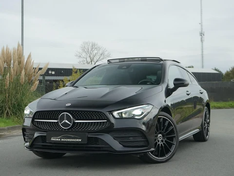 Mercedes CLA-klasse Shooting Brake 250 e AMG|Panoramadak|Camera|Keyless|Stoelverw.|Lane assist.|Night pakket|Sfeerverlichting|