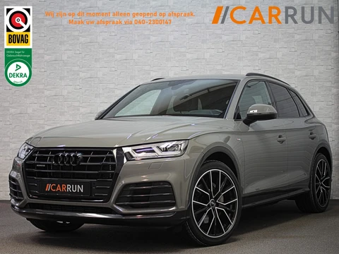 Audi Q5 55 367pk S-Line | Luchtvering | #RS Leder | Camera | Virtual | Keyless | Trekhaak 1750kg | Quantum Grijs | 3-Zone Clima. | Mw.Pr; 87848,=.