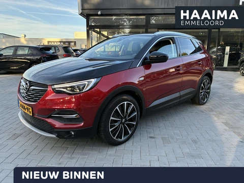 Opel Grandland X 1.6 Turbo Hybrid4 Automaat Ultimate | ECC | Navigatie | Leder | Winterpakket | Stoelventilatie | Camera | Trekhaak | 19" LM-Velgen | Zeer kompleet