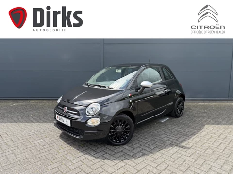 Fiat 500 0.9 TwinAir Turbo Black Edition )Navigatie - Apple Carplay - Airco - 15" Black incl 4S - DAB)