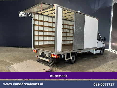 Mercedes-Benz Sprinter 317CDI Automaat 228cm Hoog Bakwagen Laadklep Zijdeur Euro6 Airco | Lat om Lat betimmering | Leder Bijrijdersbank, 22m3 kuub, 946kg laadvermogen