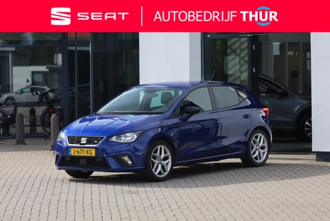 SEAT Ibiza 1.0 TSI FR Business Intense 95PK / 70kW, Achteruitrijcamera (Rear View), parkeersensoren voor en achter (PDC), dynamic chassis control (DCC), 17" LMV, cruise control, sportstoelen, elektrisch verstel- en inklapbare buitenspiegels, Apple Carplay & Android Auto, DAB+, 2-zone climatronic etc.