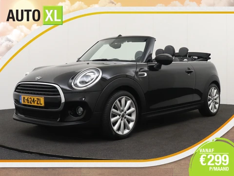MINI Cooper Cabrio Mini 1.5 136 PK Aut. Facelift Navi Climate LED Stoelverw.