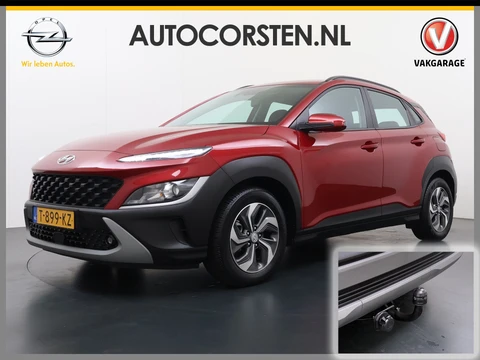 Hyundai Kona 1.6GDI HEV Hybride Autom. Trekhaak Adap.Cruise Camera Apple Carplay Android Auto Navi Ecc Pdc Comfort Smart Led Lmv 16" DAB Krell®-Audio Lane Assist Isofix Rijstrooksensor 1.300KG Trekgewicht 1e Eigenaar Origineel Nederlandse Auto
