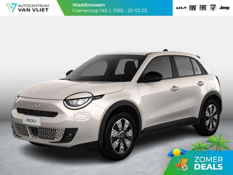 Fiat 600 1.2 145pk Hybrid Icon | Clima | Cruise | 17" | PDC | Apple Carplay