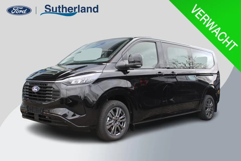Ford Transit Custom 340 2.5 PHEV L2H1 Limited 233pk | Kombi | Incl. BTW/BPM | Dubbele zijschuifdeur | Privacy Glass | Inklapbare trekhaak | Verwarmbare bijrijdersbank | 17 inch lichtmetalen velgen | Driver Assistance Pack Premium | Verwarmbaar stuurwiel