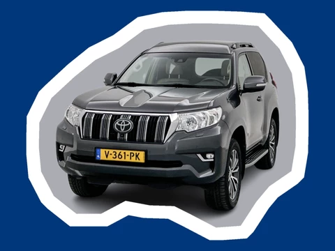 Toyota Land Cruiser 2.8 D-4D-F Professional High Roof Blind Van NAP Marge Leder Navigatie Trekhaak 3500kg Camera Stoelverwarming Euro 6