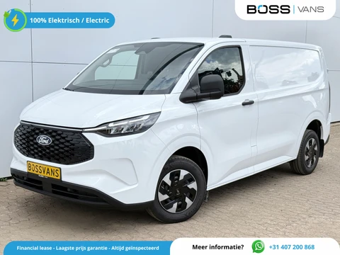 Ford E-Transit Custom 71kWh 140PK Elektrisch 344km WLTP 2300kg Trekvermogen BEV Snelladen Stoel + Stuur verwarming LED Cruise Control Camera Carplay Parkeersensoren v+a