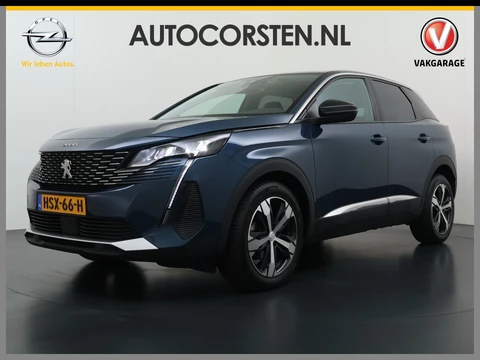 Peugeot 3008 T Aut. 131pk 360°Camera Apple Carplay Android 1/2 Leer Keyless Bordherk. Lane-dep. Flippers Led Navi Stoelverw. Grootlichtassistent Isofix CruiseControl Ecc Usb Bluetooth Verst.Stoelen 18''LM 1.2 PureTech Allure  Pack Business