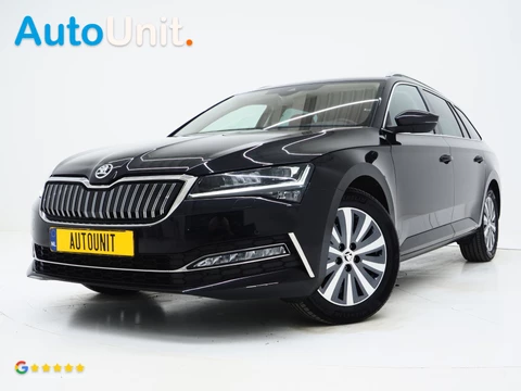Škoda Superb Combi 1.4 TSI iV 218PK | Leder/Alcantara | Trekhaak | Memory | Virtual | Adaptive Cruise | PDC | Carplay