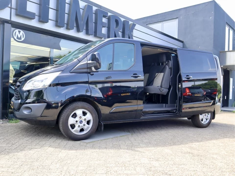 Ford Transit Custom 2.0 TDCI DUBBELE CABINE 6 PERSONEN MARGE-BTW VRIJ