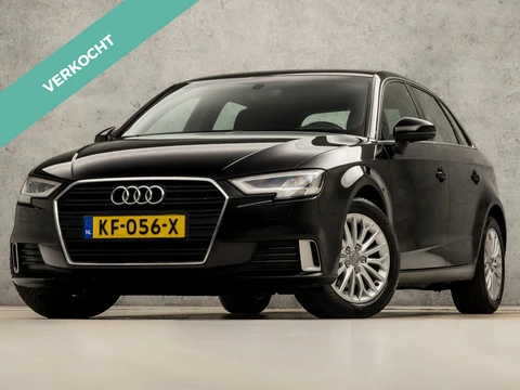 Audi A3 Sportback 1.0 TFSI Sport (APPLE CARPLAY, GROOT NAVI, CLIMATE, DYNAMISCHE KNIPPERLICHTEN, SPORTSTOELEN, CRUISE, PARKEERSENSOREN, NIEUWE APK, NIEUWSTAAT)