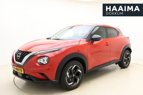 Nissan Juke 1.0 DIG-T N-Connecta | Apple carplay/ Android auto | Navigatie | Achteruitrijcamera | Climate control | Cruise control | Keyless entry | Led koplampen | Sportstoelen |