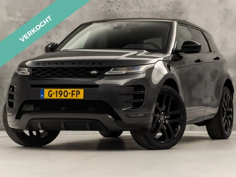 Land Rover Range Rover Evoque 2.0 P250 AWD R-Dynamic First Edition 249Pk Automaat (PANORAMADAK, APPLE CARPLAY, HEAD-UP DISPLAY, MEMORY SEATS, MERIDIAN AUDIO, STUUR/STOELVERWARMING, CAMERA, ADAPTIVE CRUISE, NIEUWSTAAT)