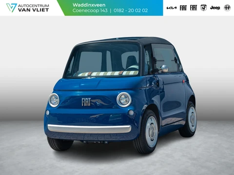Fiat Topolino Speciale | Uit voorraad leverbaar | Uniek | Sapphire Blue | Leder LT Stone Beige