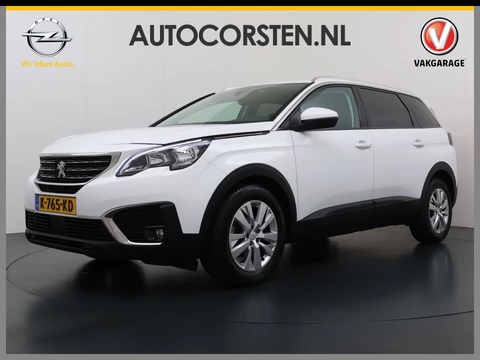 Peugeot 5008 T 131PK AUT 7Pers. Navi 360°Camera Apple Carplay Android Ecc Cruise Control Pdc Blue Executive Avantage Privacy Glas Lmv Isofix Led Regen-Lichtsensor Verkeersbord detectie Dealeronderhouden Origineel Nederlandse Auto 7 Zitter
