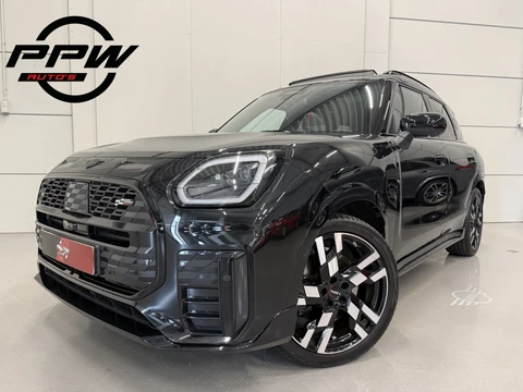 MINI Countryman 1.5 C JCW XL PANO/EL.TREKHAAK/JCW-LEER+MASSAGE/20"JCW/H&K/HEAD-UP/ADAPTIVE-ONDERSTEL/360CAMERA/ACC/KEYLESS/CARPLAY/MEMORY/BLACK-PACK/FABRIEKS-GARANTIE T/M 03-2028/BTW-AUTO